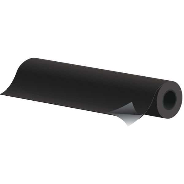 Fiberglass Fabric, 18 ft L, 40 in W, 0.003 in Thick, Silicone Adhesive Backing, Black