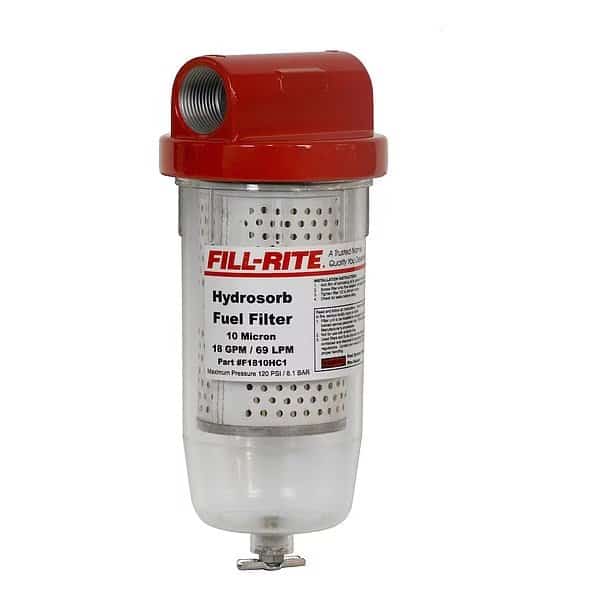 Clear Bowl Filter, 4-1/2 in. L, 50 psi