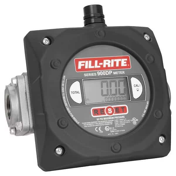 Flowmeter, 50 PSI, 40 GPM, Digital, Pulse