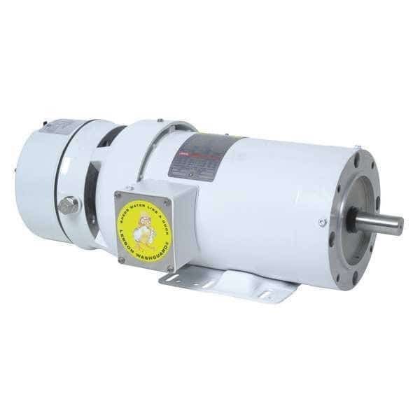 Washdown Brake Motor, 1 HP, 1740 RPM