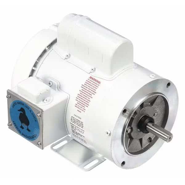 Washdown Motor, Face/Base, 11-5/8 in. L