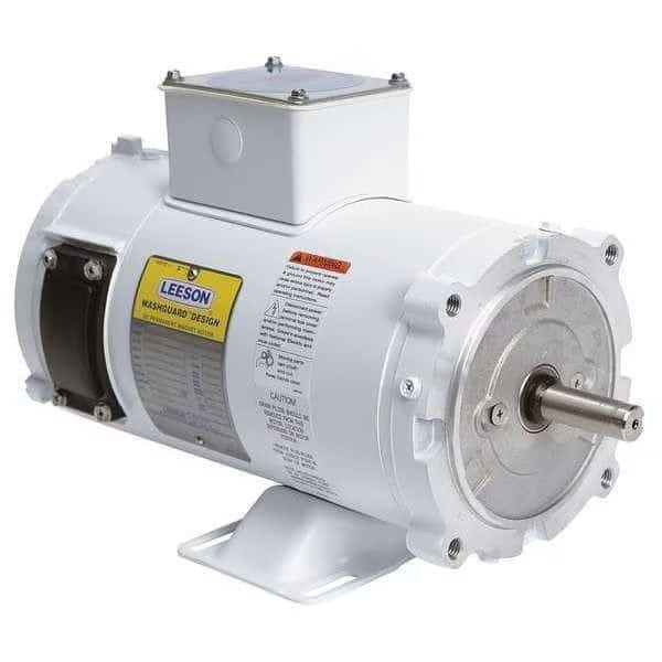 DC Washdown Motor,1/2 HP,1750,56C,90V, Mfr#: 108226, LEESON