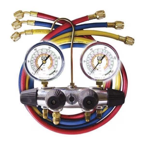 Mechanical Manifold Gauge Set, 4 Valves