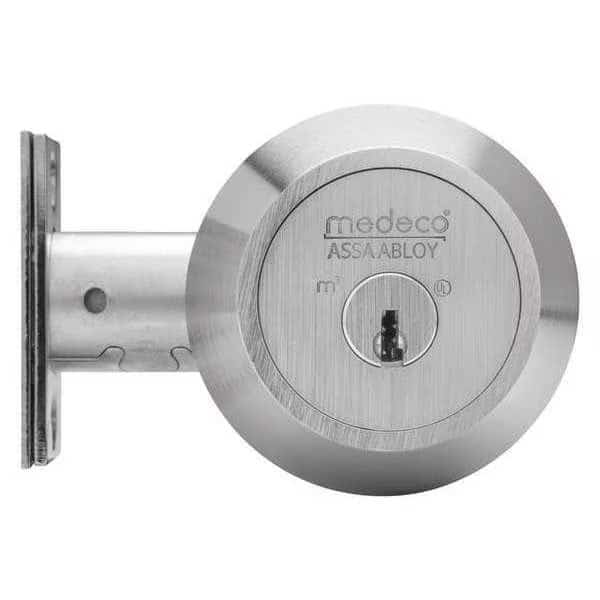 Deadbolt,2-3/4 in. Backset,1 in. Throw L , Mfr#: 11C604-T-26-DL-P