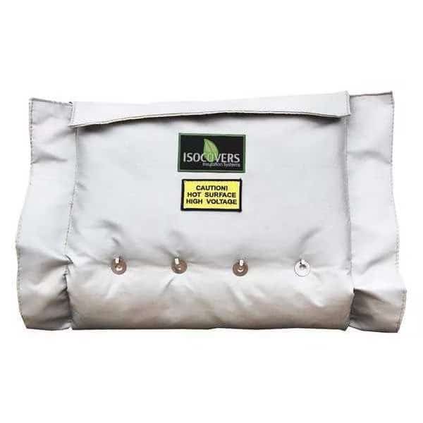 8" x 30" L Fiberglass Insulated Pipe Jacket 3" Wall