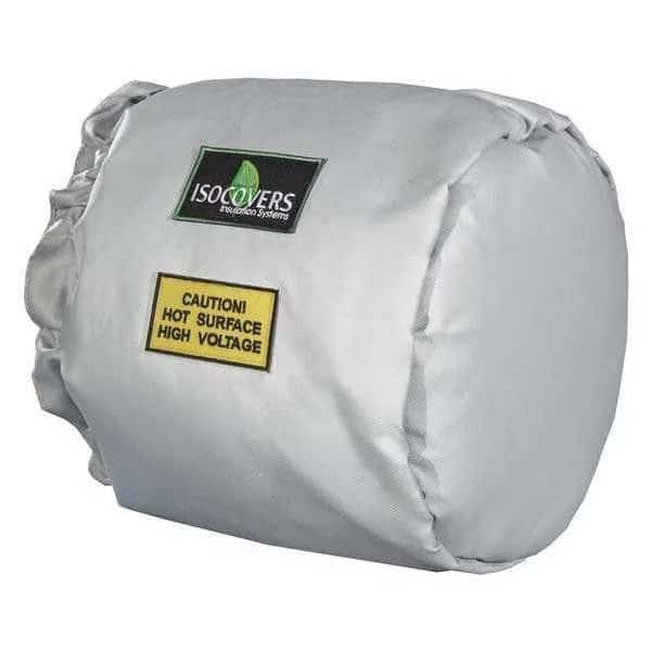 4" x 4" L Fiberglass Insulated End Pipe Jacket 3" Wall