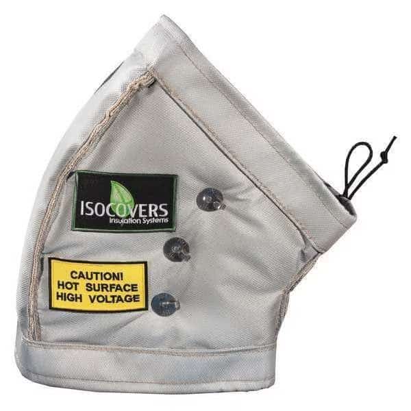 10" x 10" L Fiberglass 45 Deg Elbow Pipe Jacket 3" Wall, UNITHERM, Mfr# IE1045
