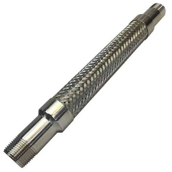 Flexible Metal Hose, 1/4in. dia, 12in. L