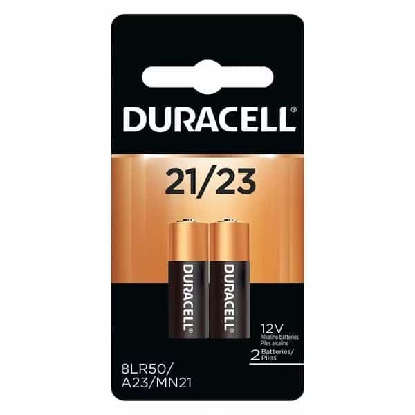 Duracell General Purpose Battery - For Multipurpose - A23 - 33 mAh - 12 V DC - 2-/ Pack
