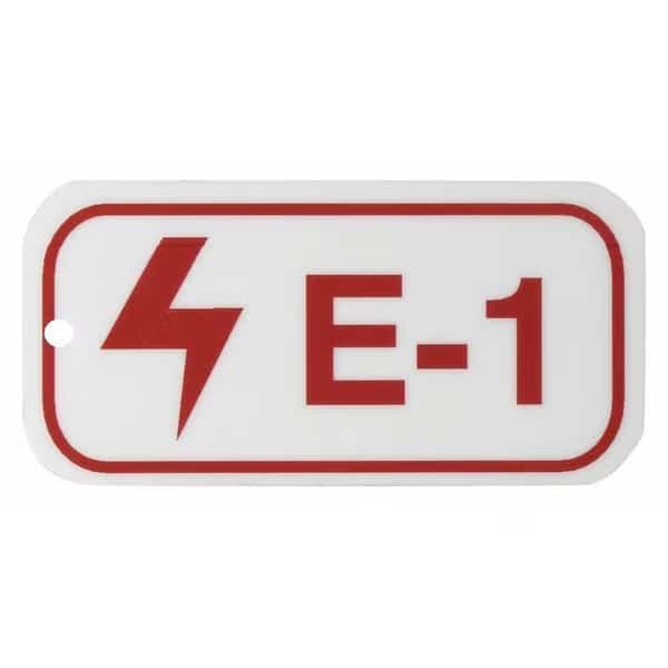 Lockout Tag,1-1/2" H,3" W,1/8" Hole,PK25, Mfr#: 105679, BRADY