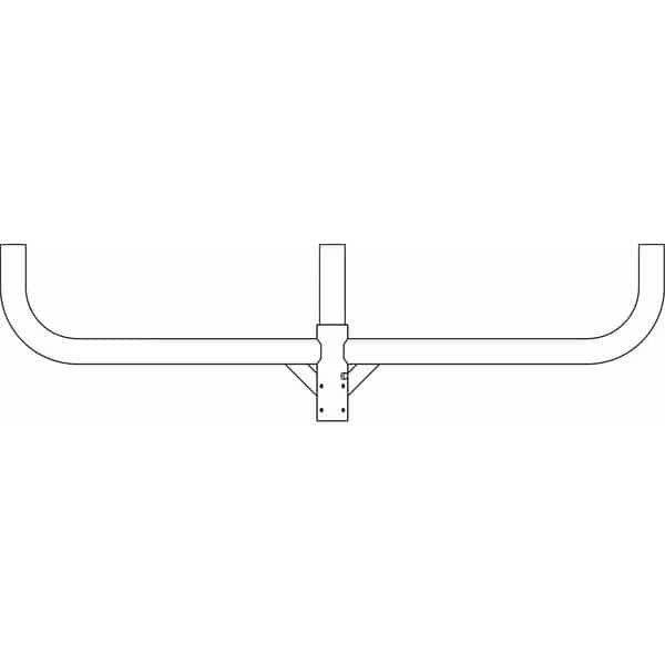 Pole Bracket,Steel Housing,60"L,2-3/8"W, Mfr#: BHH-3180-PT20-DB, EXO