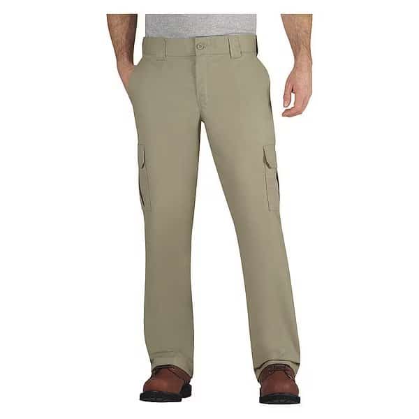 Men's Work Pants, 2XL/3XL, Tan, 65% Polyester/35% Cotton Twill