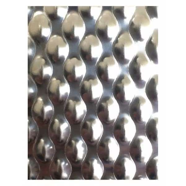 Silver SS Sheet, Rectangle, 48in Overall W