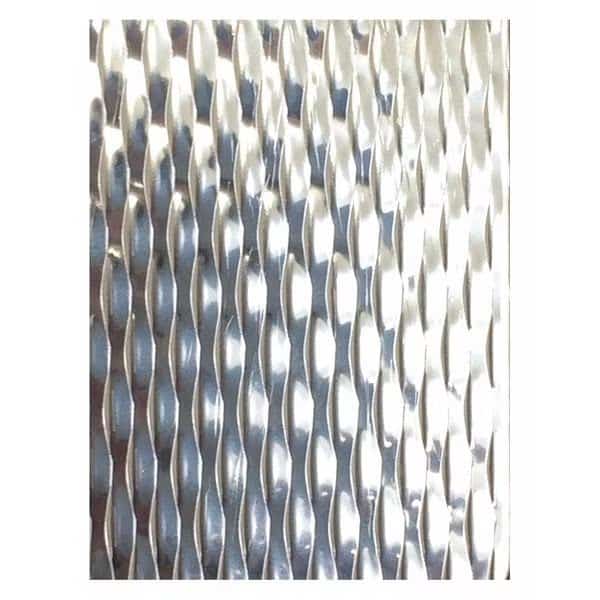 Silver SS Sheet, Rectangle, 48in Overall W