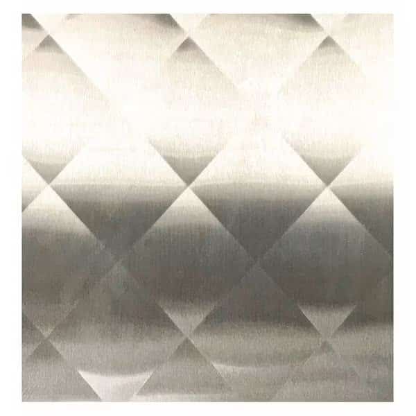 Sheet,Silver,96" L,48" W,24 ga.,#4,SS, Mfr#: 3" Diamond  304#4-24Gx48x96, EnjoyTool select