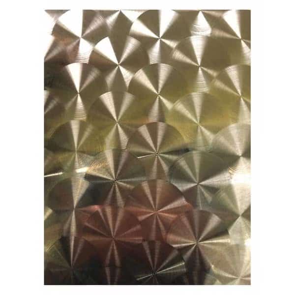 Sheet, Silver, 48" L, 48" W, 20 ga., BA, SS