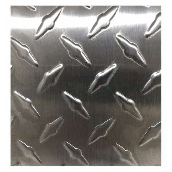 Sheet,Silver,96" L,48" W,24 ga.,#4,SS, Mfr#: Treadtex  304#4-24Gx48x96, EnjoyTool select