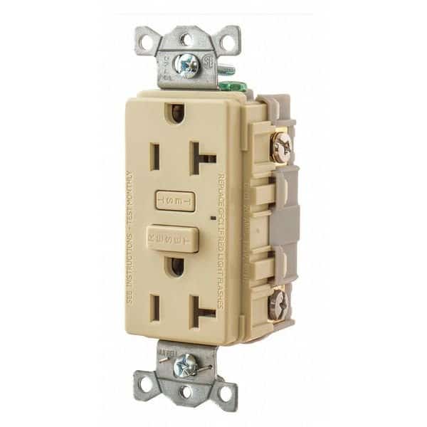 GFCI Receptacle, Self-Testing, 2 Poles, EnjoyTool select, Mfr# GF20I