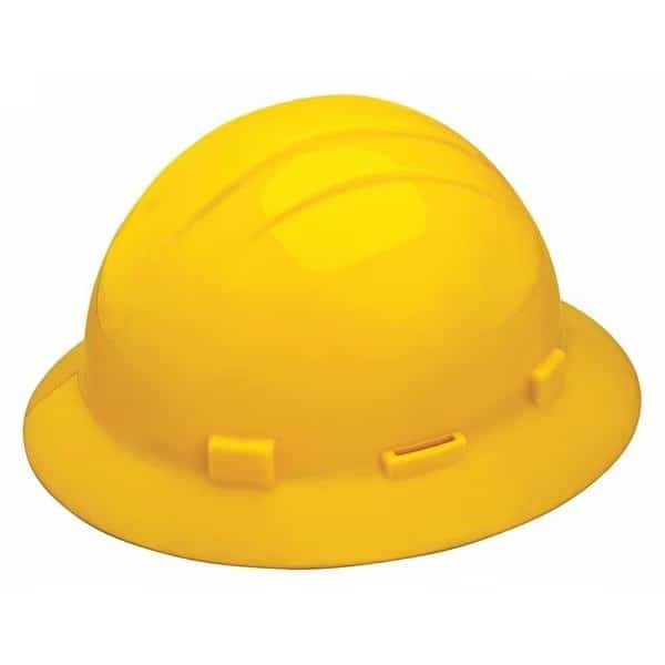 Hard Hat, Americana, Polyethylene, 4 Point Pinlock, Type 1, Class E, Yellow