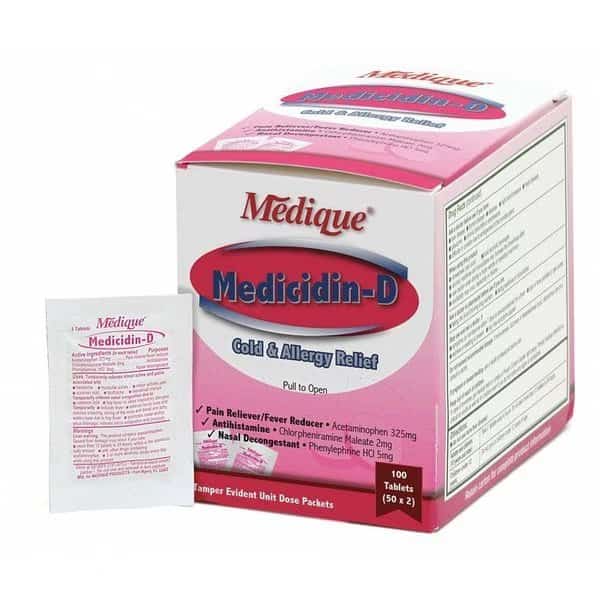 Sinus and Allergy,Tablet,545mg Sz,PK100 , Mfr#: 12033