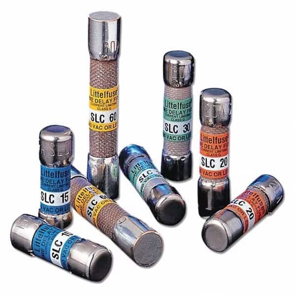 Fuse, Time Delay, 25A, SLC Series, 480VAC, 170VDC, 1-5/8" L x 13/32" dia, LITTELFUSE, Mfr# SLC025