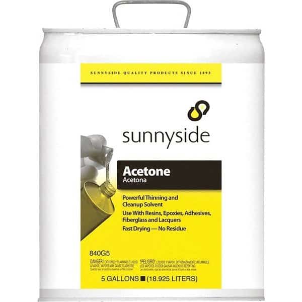 Acetone, Solvent, Liquid, 5 gal, Pail
