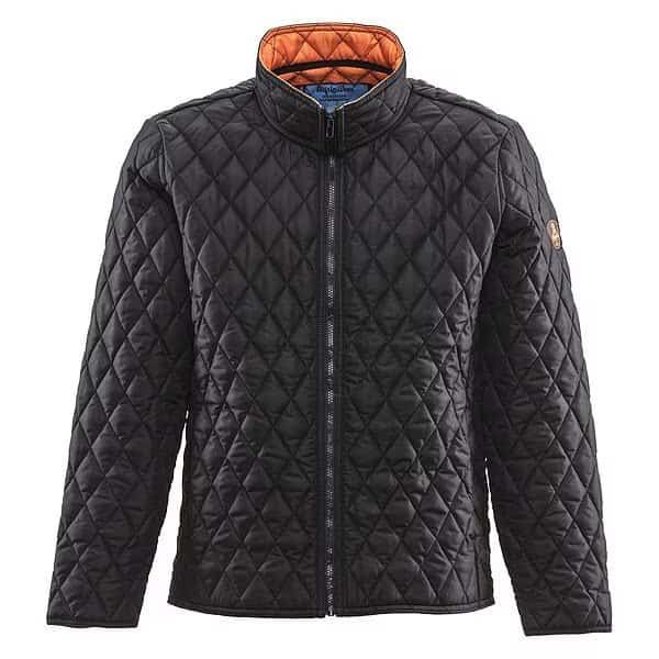 Unisex Black Polyester Jacket size 2XL