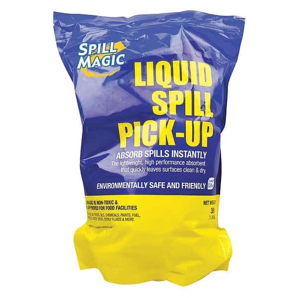 Absorbent Powder, White, 9" L, SPILL MAGIC, Mfr# SM106