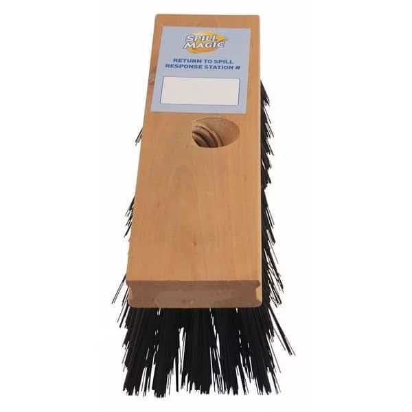 Removable Broom Head,Brown,8-1/2" L, Mfr#: 204BR, SPILL MAGIC