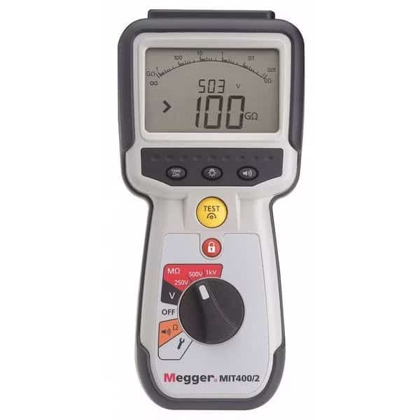 Battery Operated Megohmmeter,1000VDC , Mfr#: MIT420/2