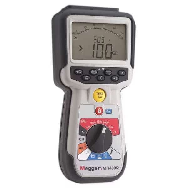Battery Operated Megohmmeter,1000VDC , Mfr#: MIT430/2