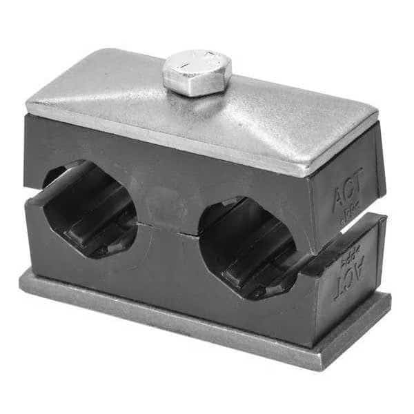 Tube Clamp, 2.13in H, Size 1in x 1in