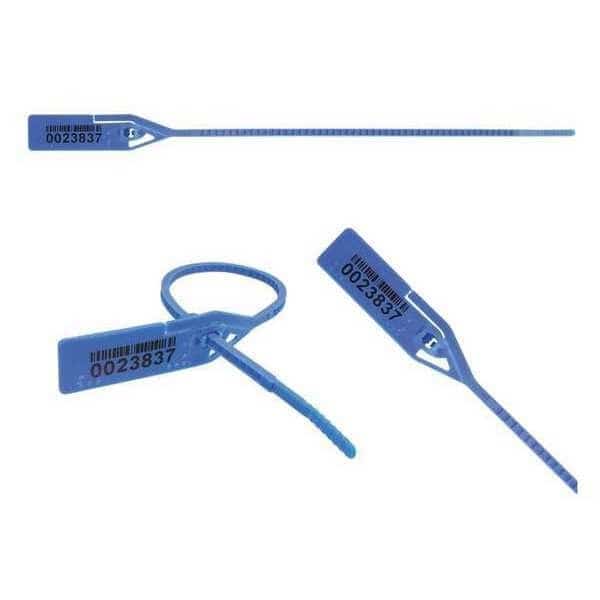 Pull-Tight Seals,Blue,Unfinished,PK250, Mfr#: 061RIML128PPBL, ELC SECURITY PRODUCTS