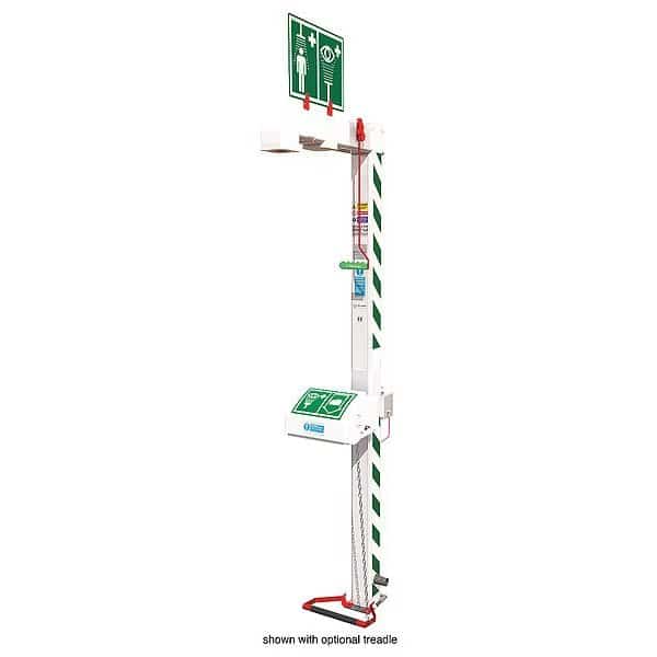 Combination Shower, Freeze Protected , Floor Mount, Galvanized Pipes, ABS Bowl, 120V C1D2