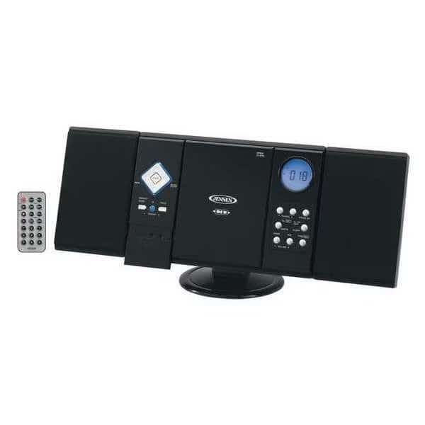 Wall Mountable Vertical Loading CD Player with Stereo Speakers