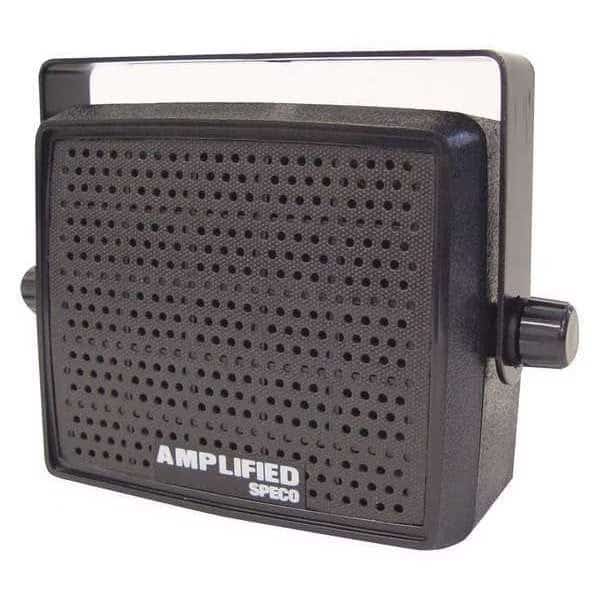 Extension Speaker, 1.6 lb., Black, 82dB