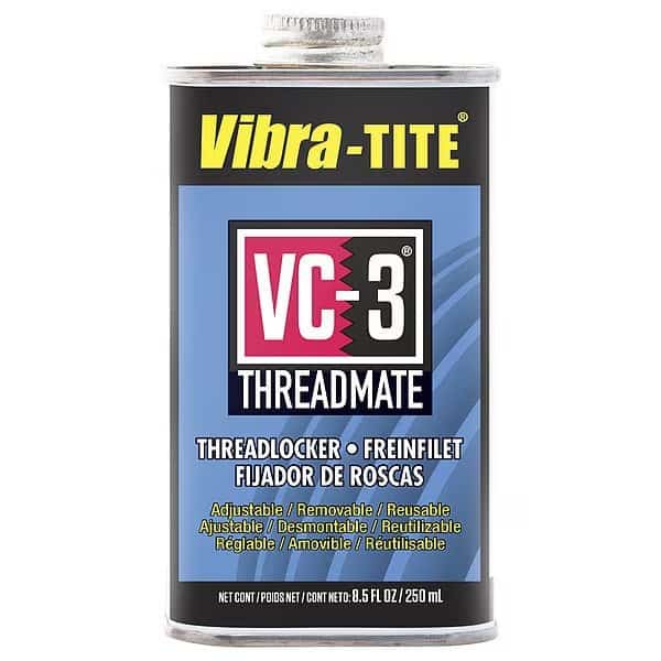 Threadlocker,Red,Can,250mL,Ethyl, Mfr#: 21325, VIBRA-TITE