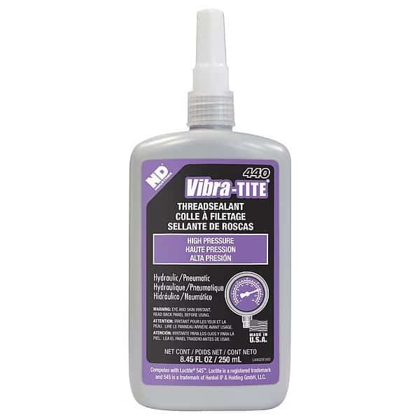 Pipe Thread Sealant, 440, Purple, Liquid, 8.5 fl oz, Bottle