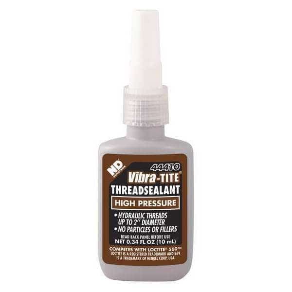 Thread Sealant, Brown, Liquid, 10 mL Bottle