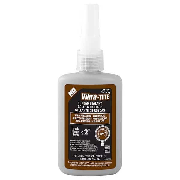 Thread Sealant, Brown, Liquid, 50 mL Bottle