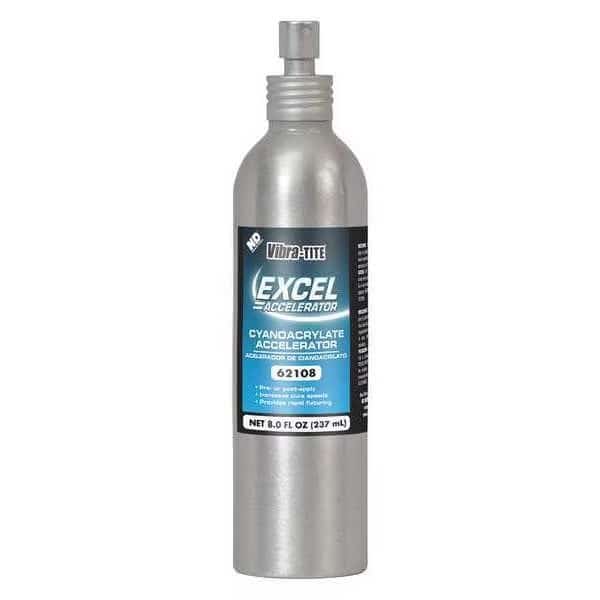 Accelerator,8 fl oz,Bottle, Mfr#: 62108, VIBRA-TITE