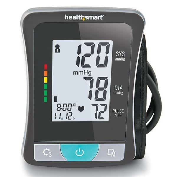 Blood Pressure Monitor, Arm, Blk, 0.94 lb.