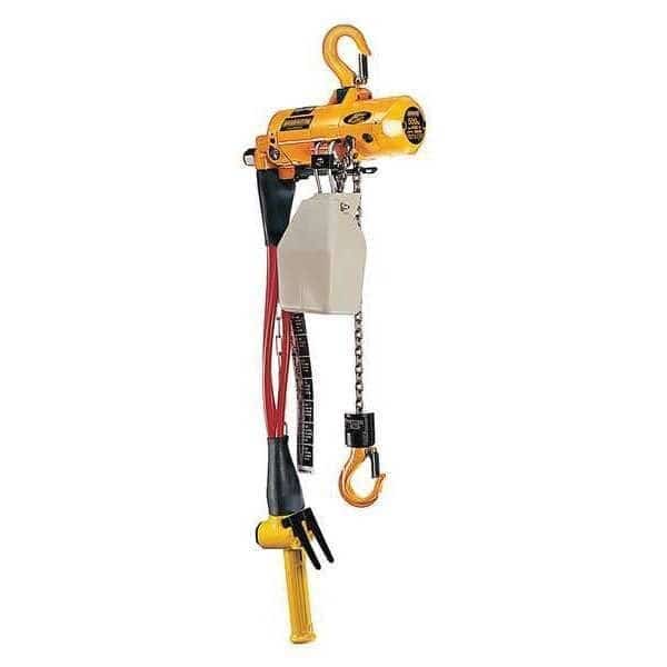 Air Chain Hoist,Pull Cord,500 lb.,10 ft., Mfr#: TCE250C-IIC-10, HARRINGTON