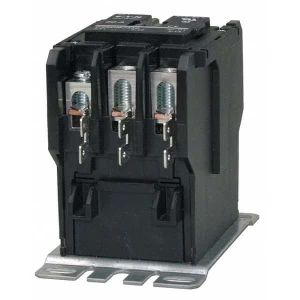 Cutler-Hammer 24VAC Non-Reversing Definite Purpose Contactor 3P 75A, EATON, Mfr# C25FNF375T