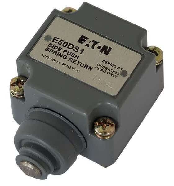 Cutler-Hammer Limit Switch Head, Push Bttn, Side, .06 In, EATON, Mfr# E50DS1