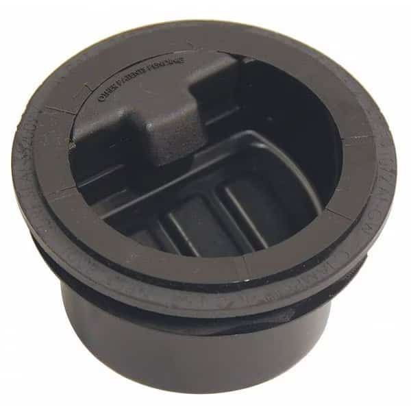 2 Dia, HDPE, Black, Trap Seal, Drain Seal