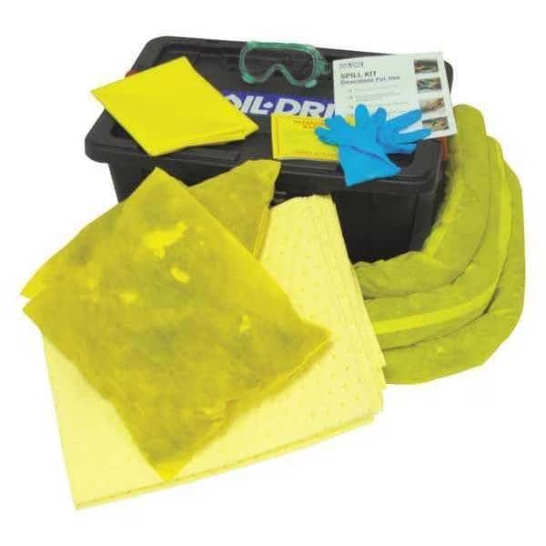 Spill Kit, Universal, Yellow, Mfr#: L91415, OIL-DRI