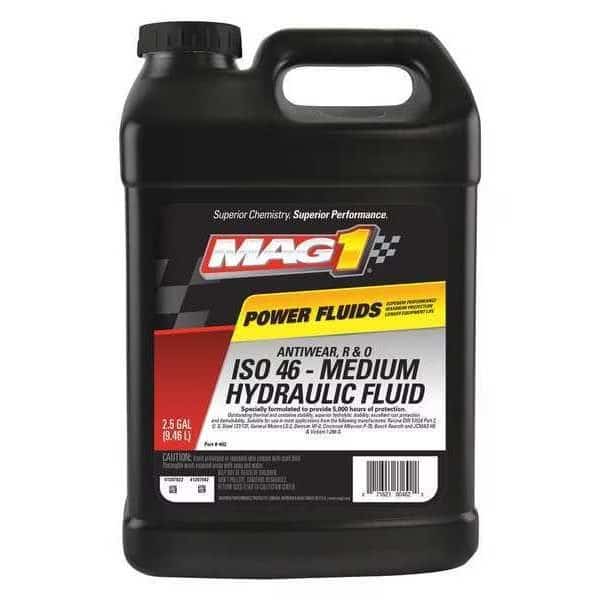 2.5 gal Jug, Hydraulic Oil, 46 ISO Viscosity, 20W SAE