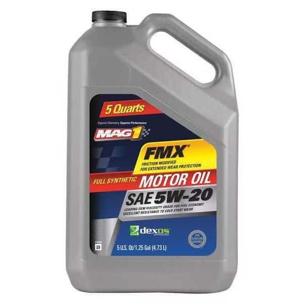 Engine Oil, 5W-20, Synthetic, 5 Qt., Mag 1, Mfr#: MAG64192