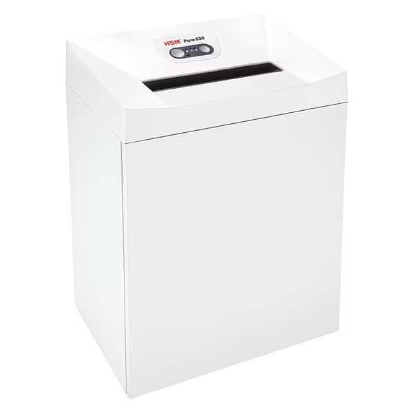 Paper Shredder, Strip-Cut, White, 21 gal.